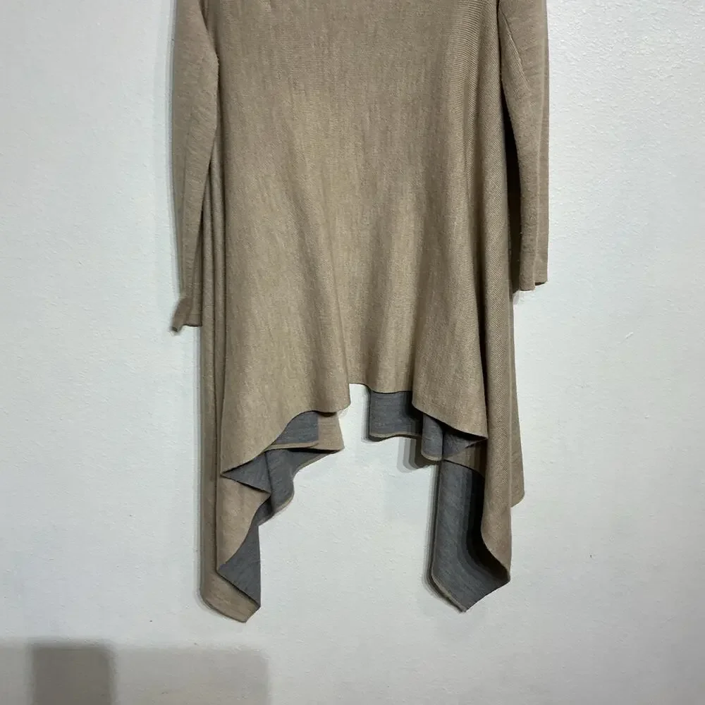 Love By Design Tan Cardigan Sz M